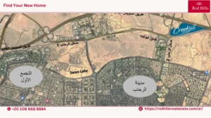 موقع-كمبوند-كريك-تاون-القاهرة-الجديدة 
