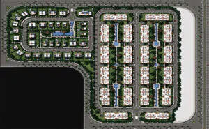 التصميم-المعماري-في-كمبوند-الباتيو-كازا-الشروق-لافيستا