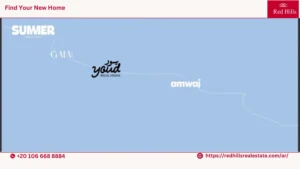 قرية يود رأس الحكمة الساحل الشمالي Village Youd Ras El Hekma North Coast بمقدم5% 1 الموقع-الاستراتيجي-لقرية-Youd-الساحل-الشمالي